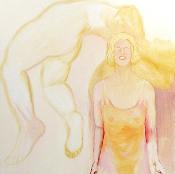 birgit kübler   akt über aktmalerei sprechend II   2003